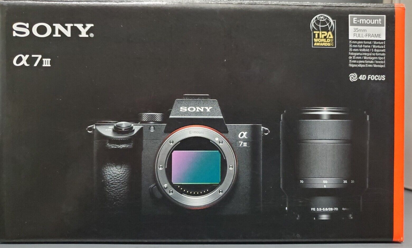 Sony Alpha a7R III Mirrorless Digital Camera (Body Only) - ILCE7RM3/B  657379021671
